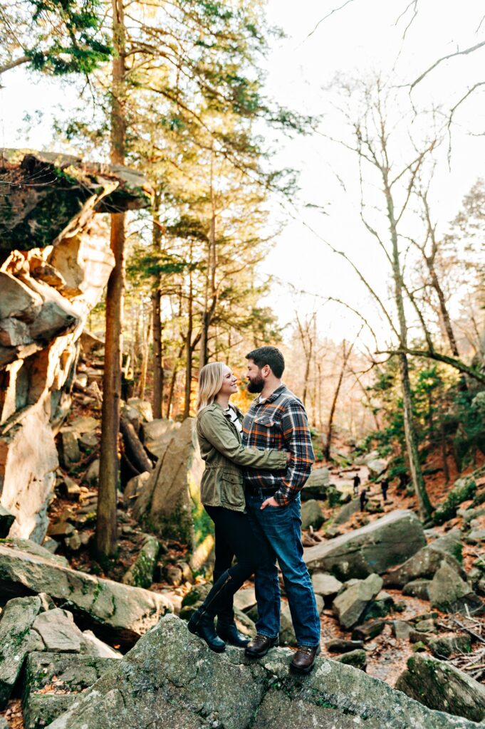 Fall New England engagement session 