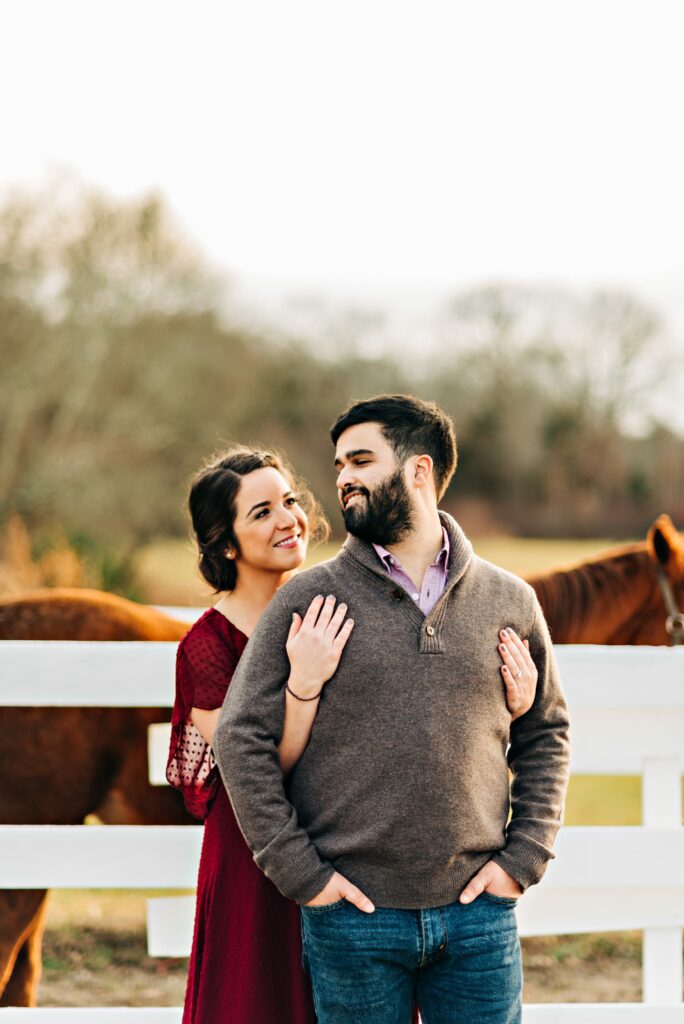 New England engagement session