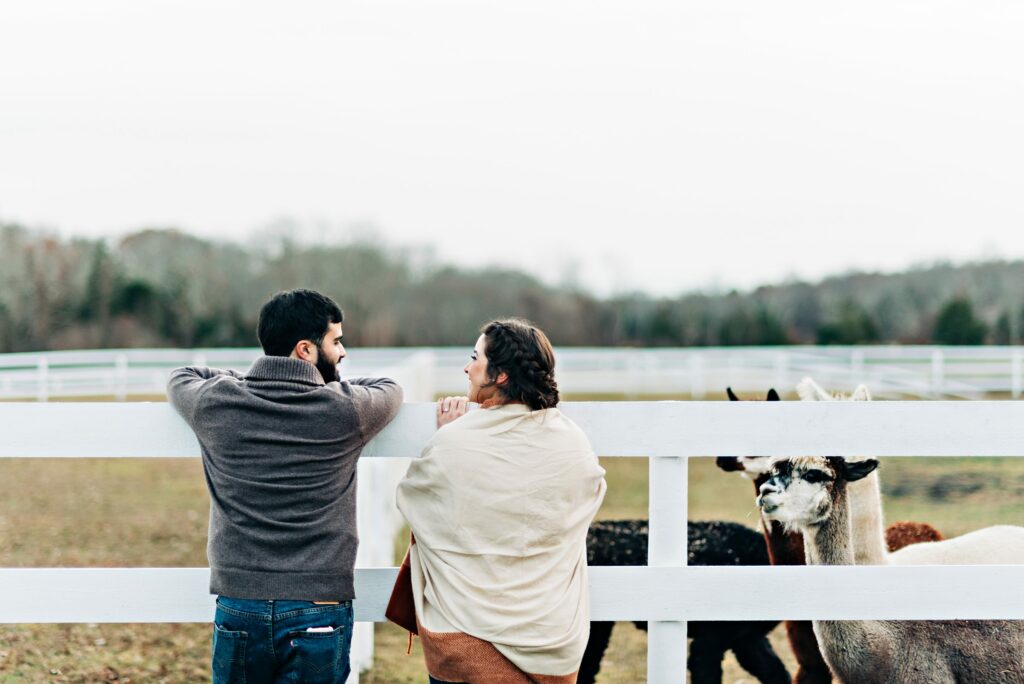 New England engagement session