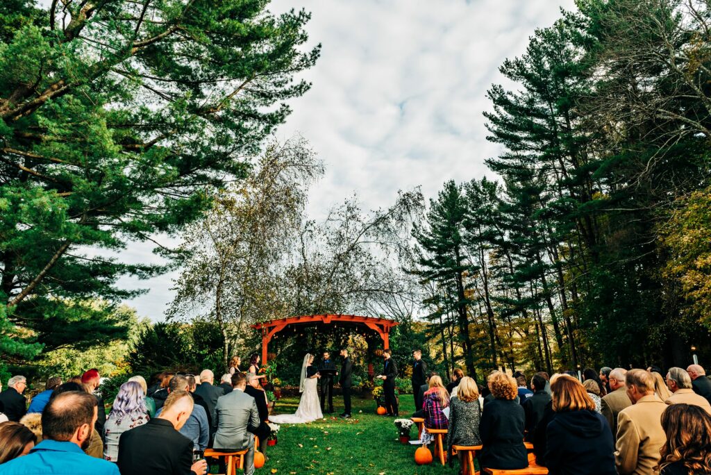 Hillside Arbor ceremony at The Publick House Historic Inn