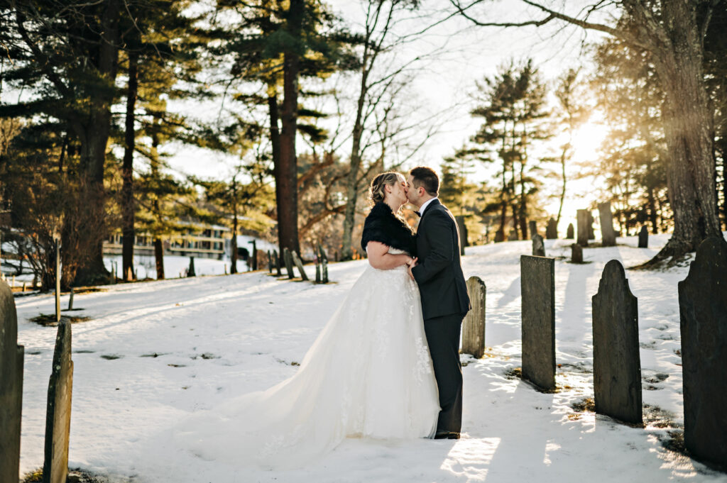 Winter wedding venue in New England