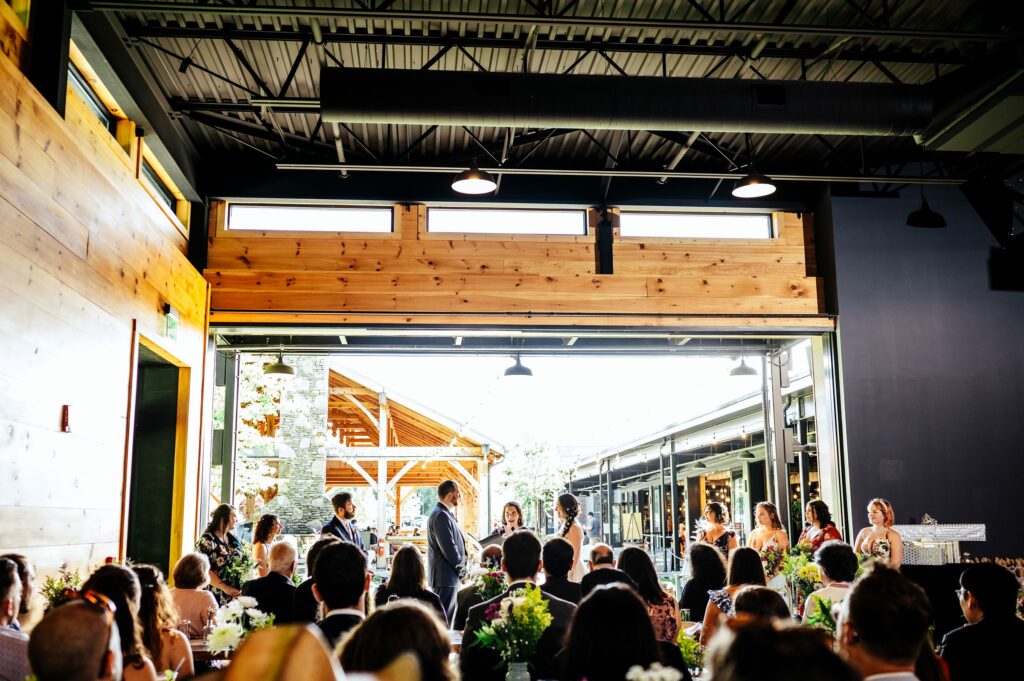 Tree House Brewing Co. Wedding ceremony