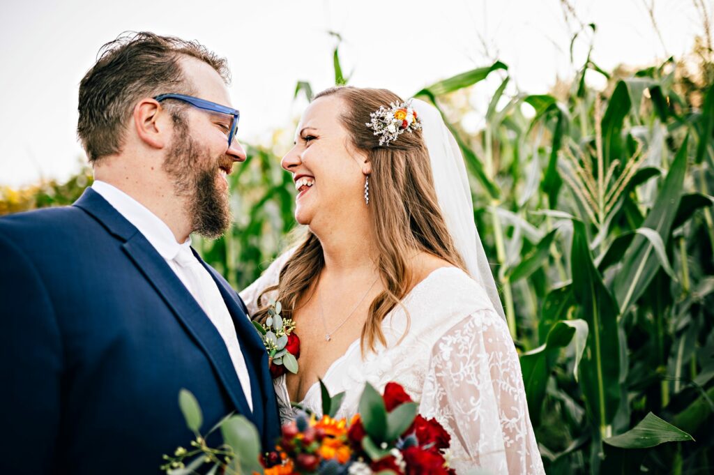 Elopement wedding at Isham Family Farm in Vermont by a Boston wedding photographer