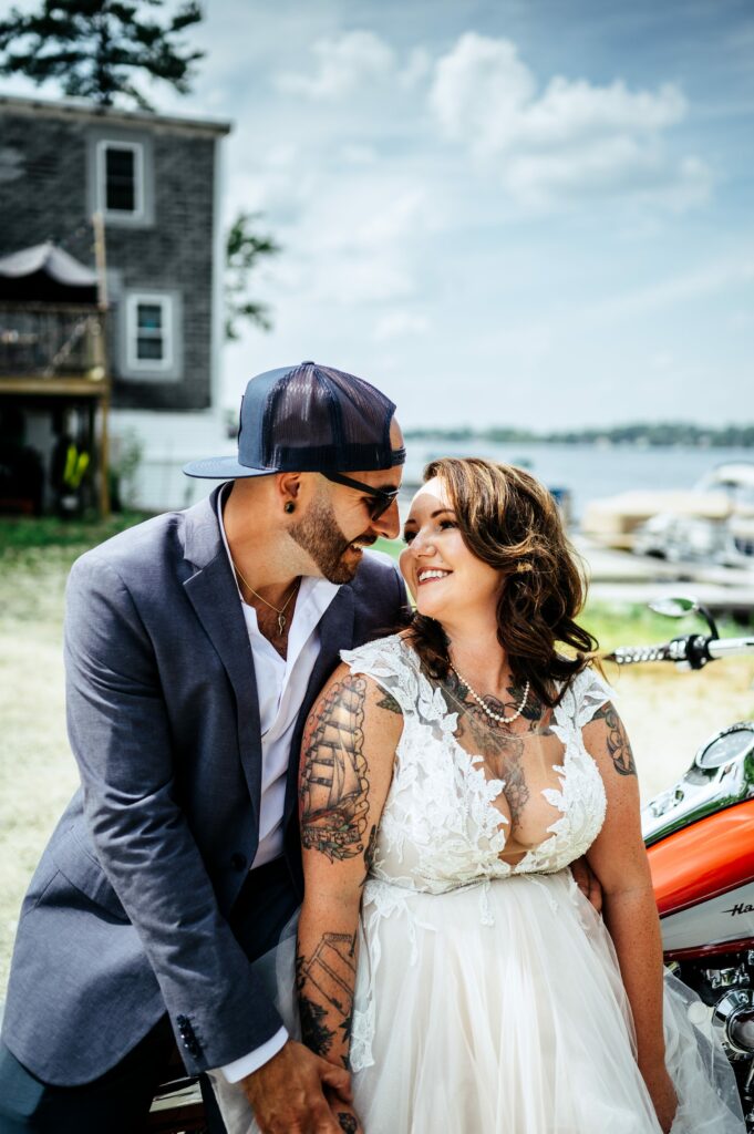 Wedding at Point Breeze on Website Lake