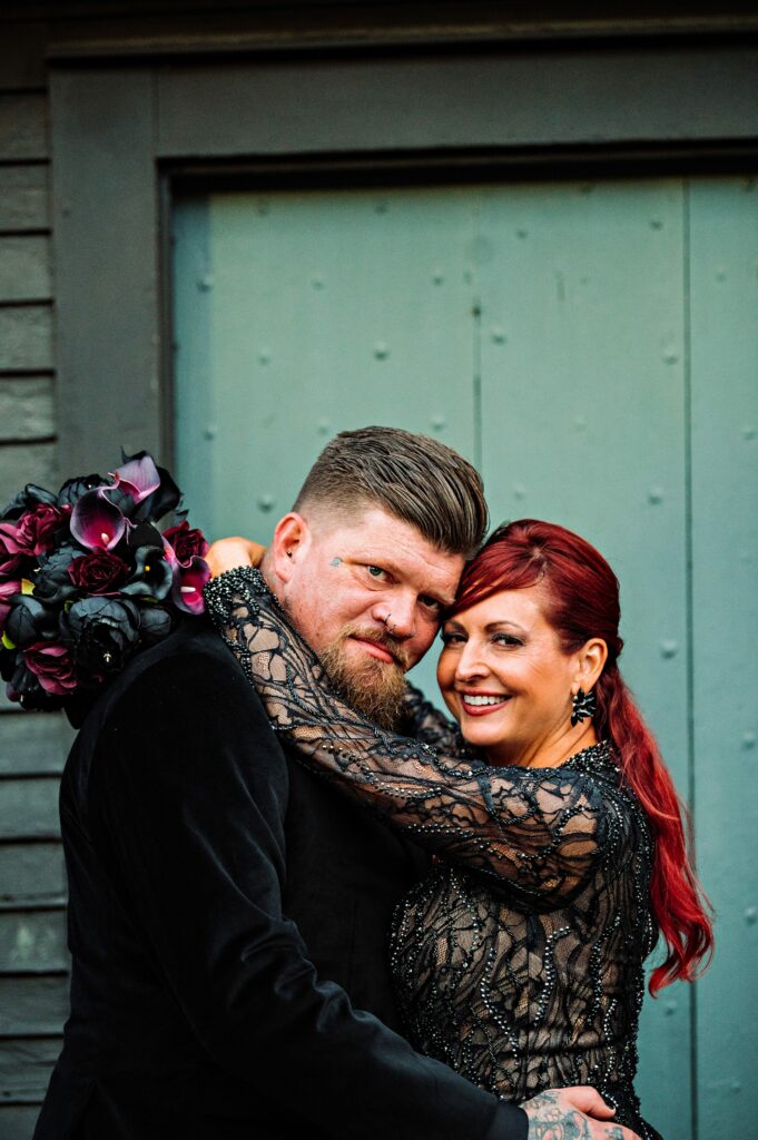 Halloween elopement photographer in Salem, MA