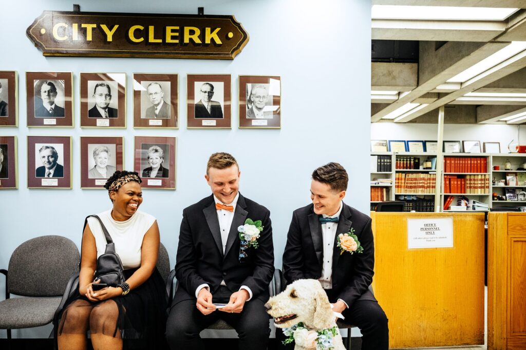 Boston City Hall Elopement Photographer