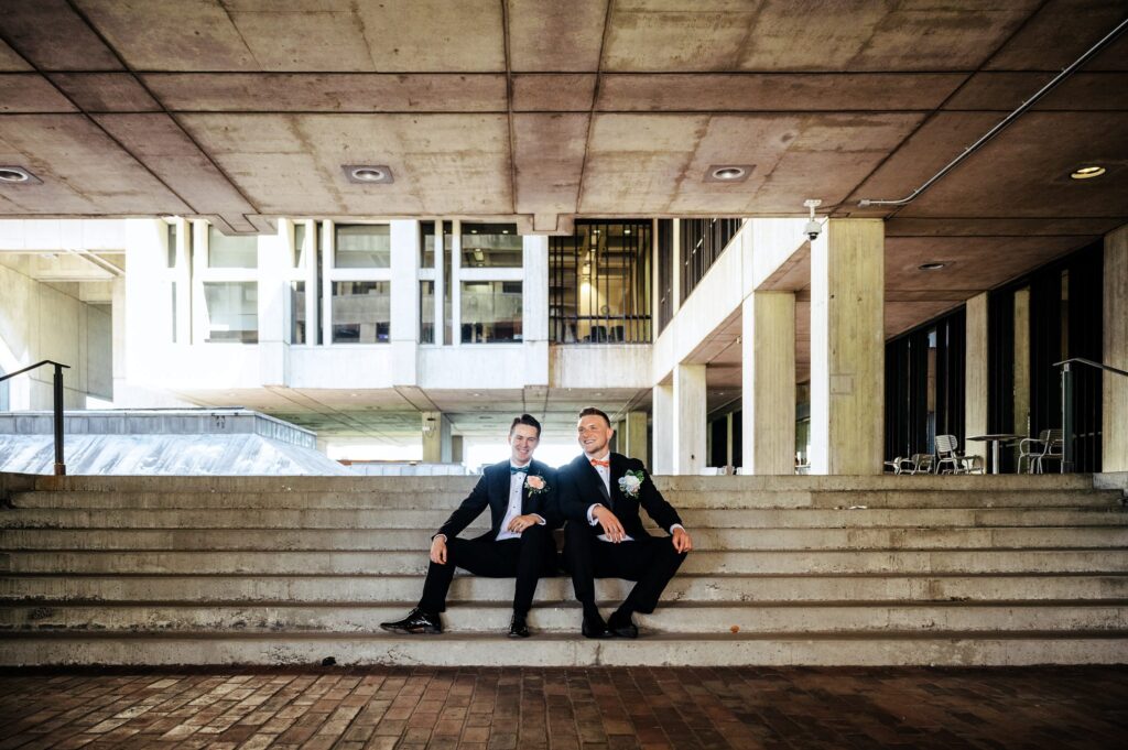 Boston wedding photography in Government Center