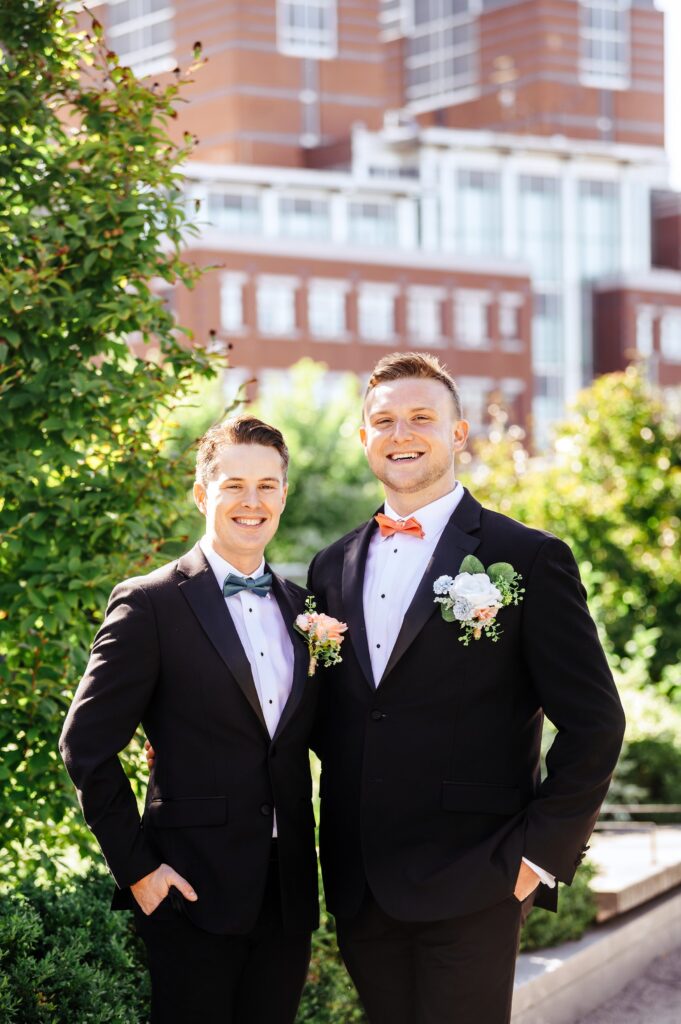 Boston wedding photography with two grooms 