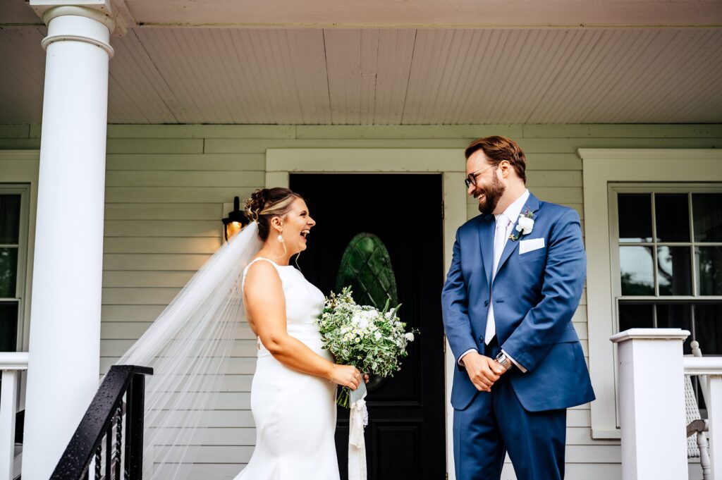 First look on the porch at Publick House Inn in Sturbridge, MA