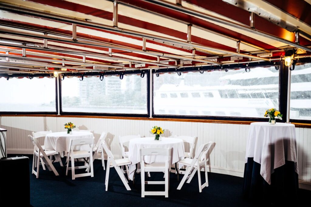 Welcome party cruise with the Charles River Boat Company