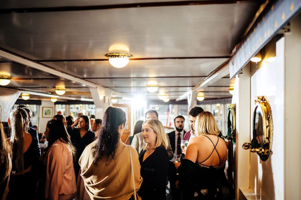 Welcome party cruise with the Charles River Boat Company