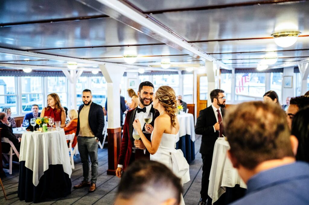 Guests on the Lexington with the Charles River Boat Company