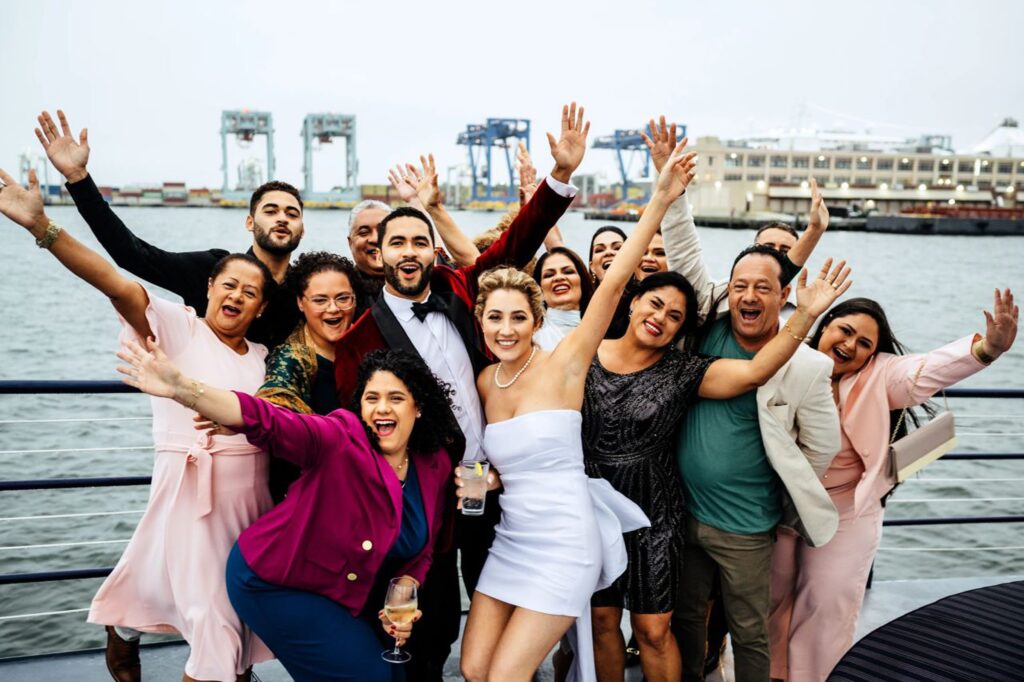 Guests on the Lexington with the Charles River Boat Company