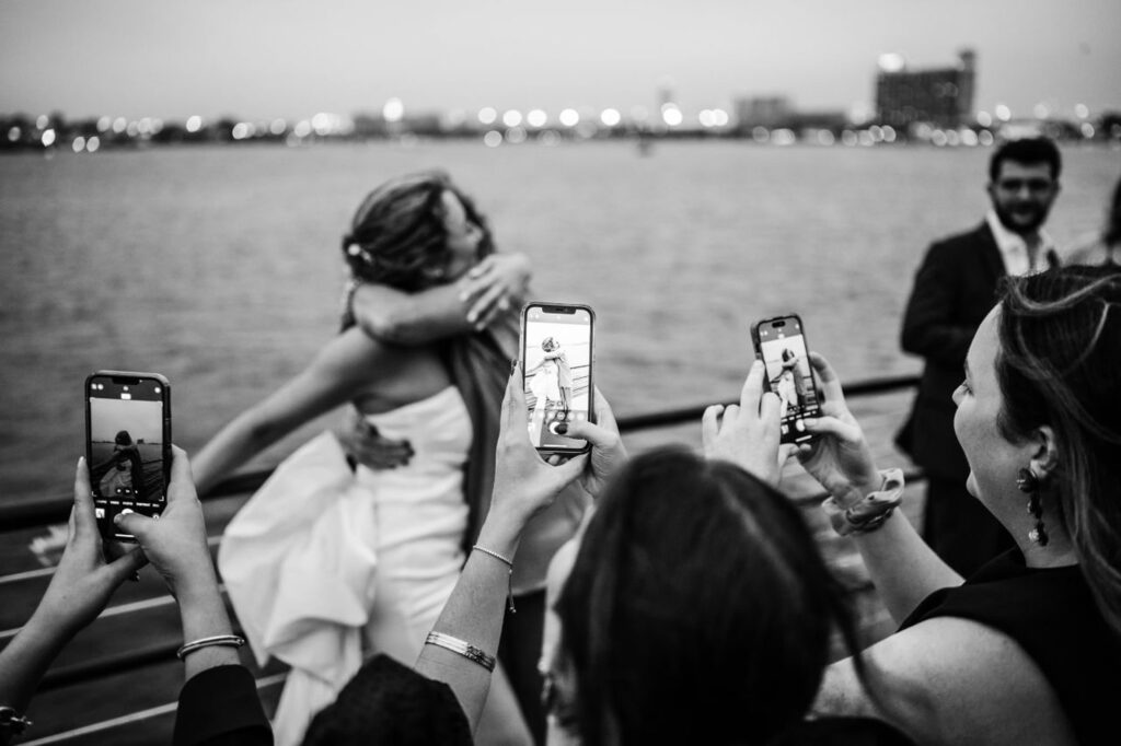 Guests on the Lexington with the Charles River Boat Company