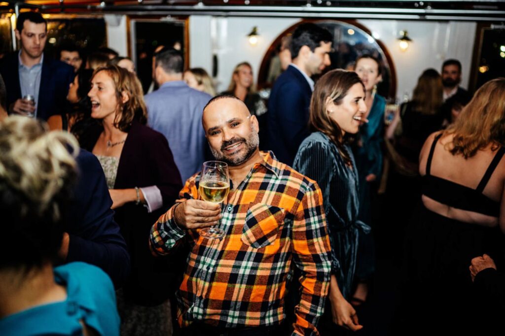 Guests on the Lexington with the Charles River Boat Company