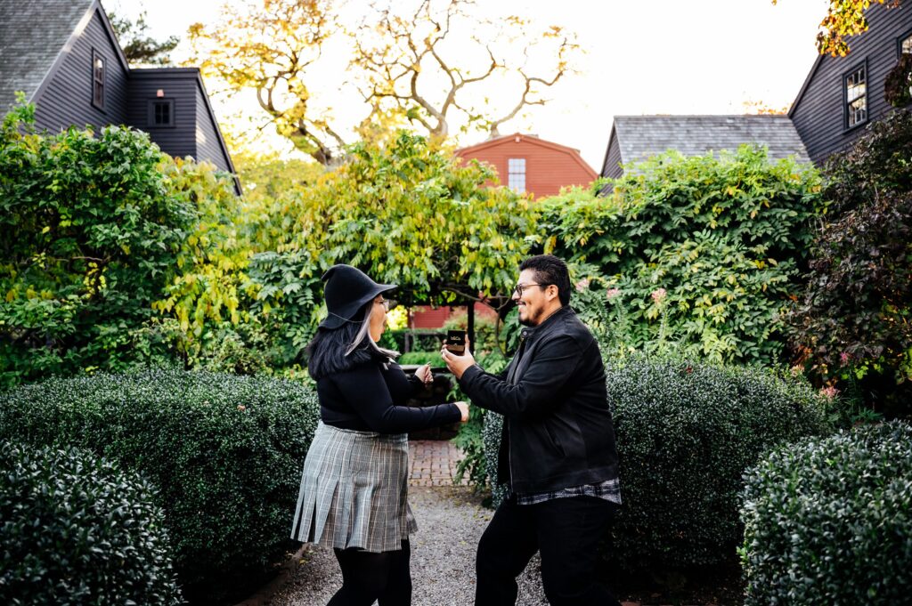 Proposal at the House of Seven Gables in Salem, MA