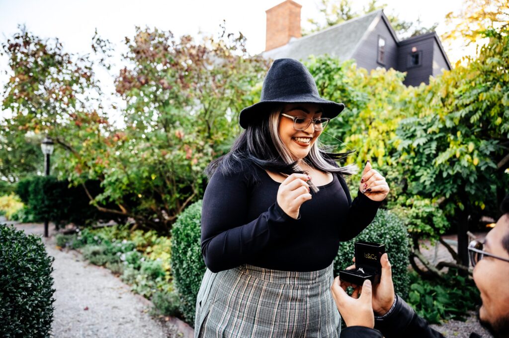 Proposal at the House of Seven Gables in Salem, MA