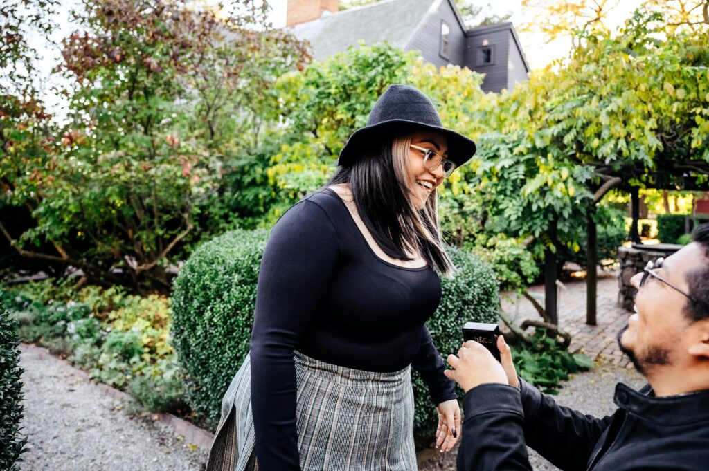 Proposal at the House of Seven Gables in Salem, MA