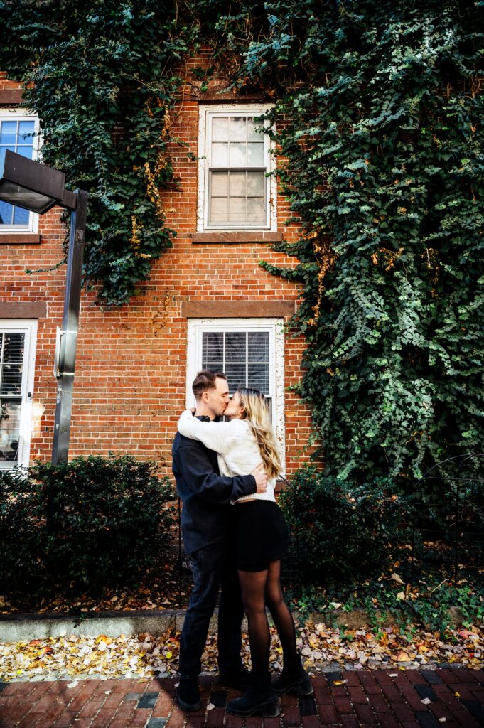 Salem, MA Engagement Photos in the fall 