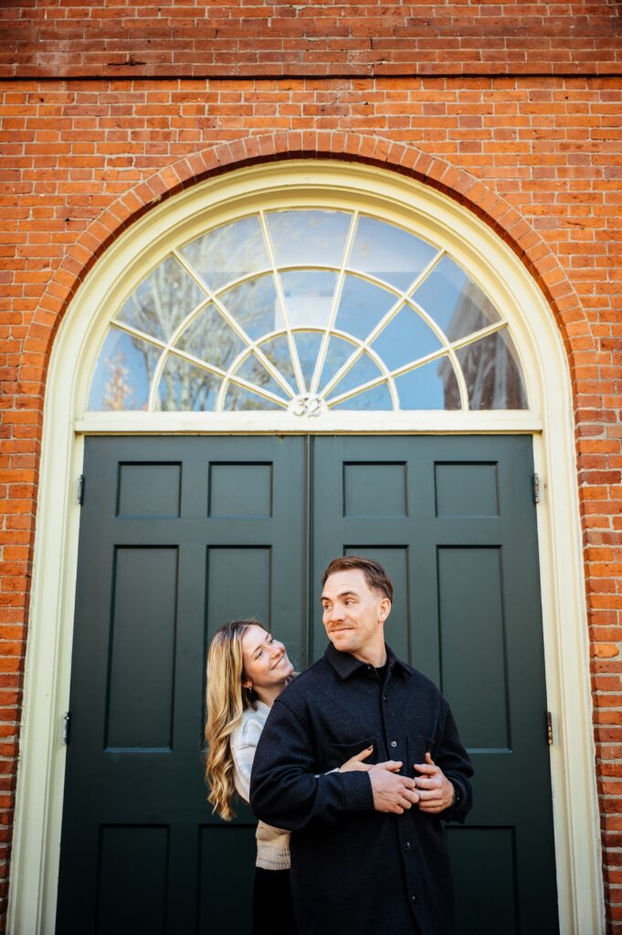 Salem, MA Engagement Photos in the fall 