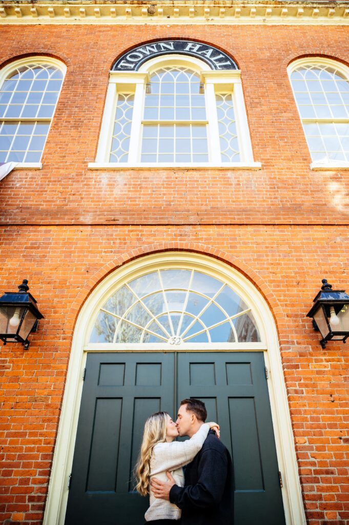 Salem, MA Engagement Photos in the fall 