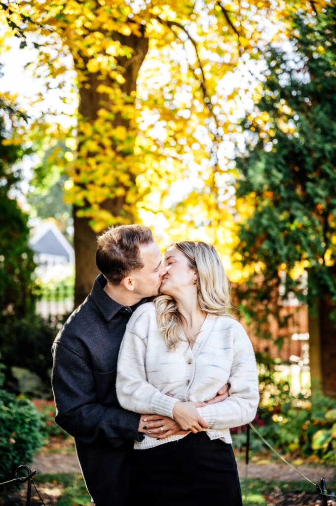 Salem, MA Engagement Photos in the fall 