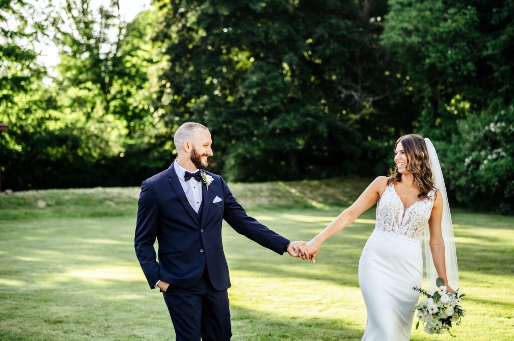 Central MA wedding photographer bride and groom portraits 