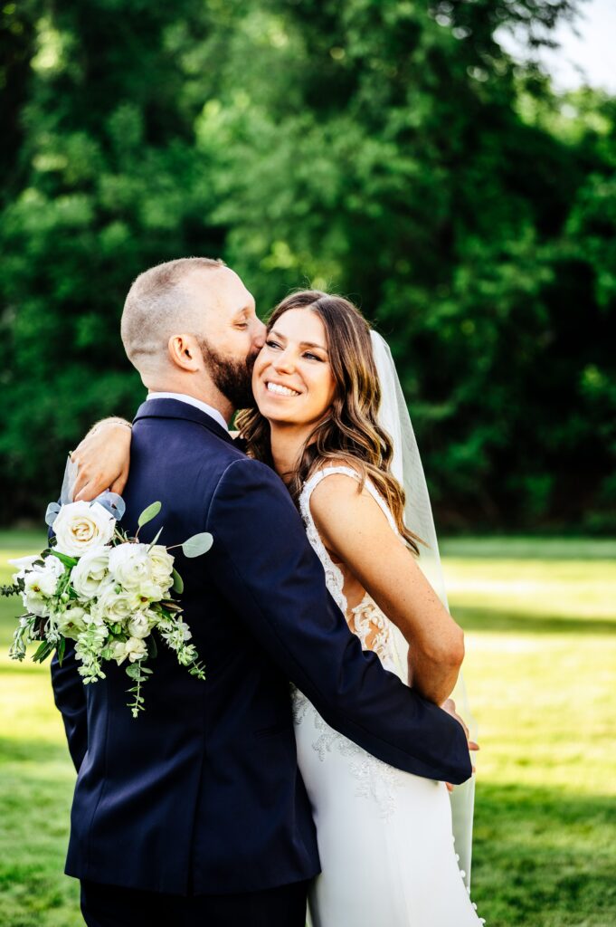 Central MA wedding photographer bride and groom portraits 