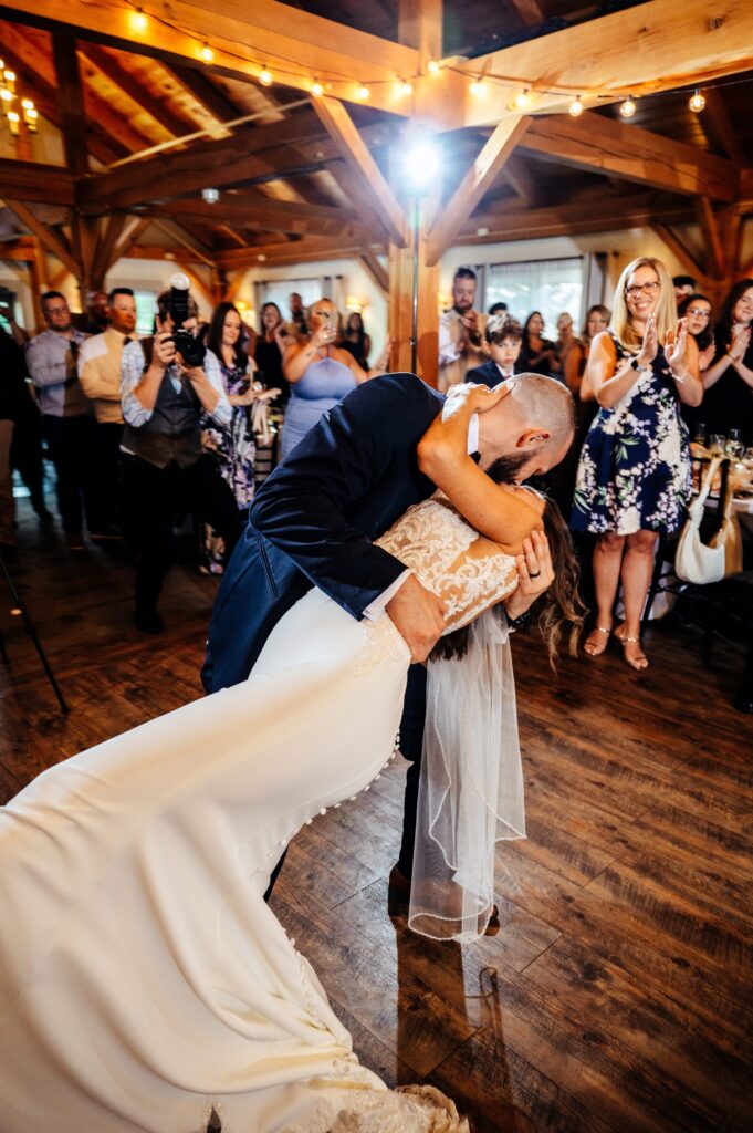 Reception at The Barn at Wight Farm, a barn venue in Central MA