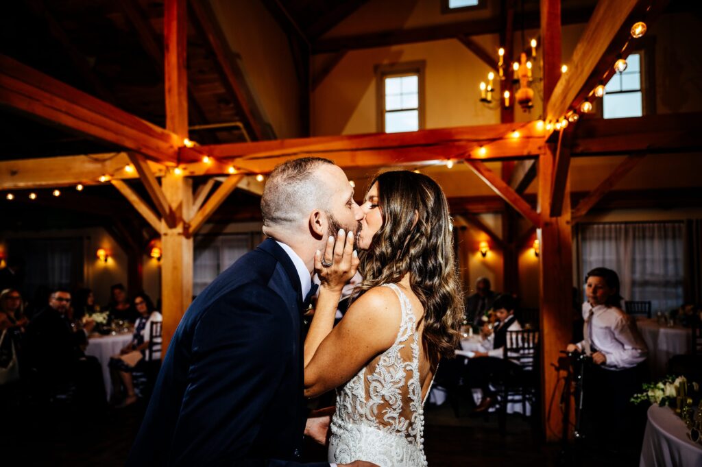 Reception at The Barn at Wight Farm, a barn venue in Central MA