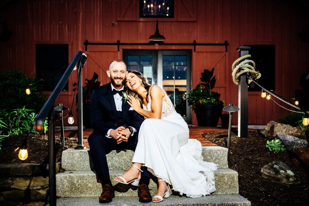 Reception at The Barn at Wight Farm, a barn venue in Central MA